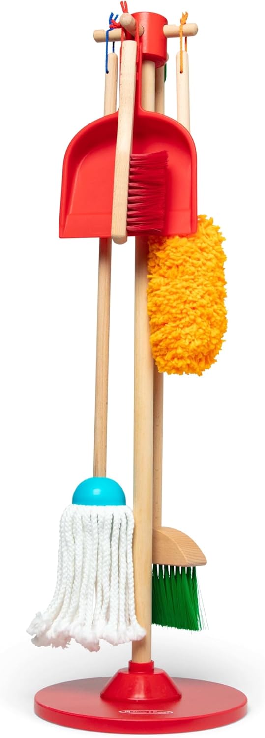 Dust Sweep Mop 6-Piece Pretend Play Set