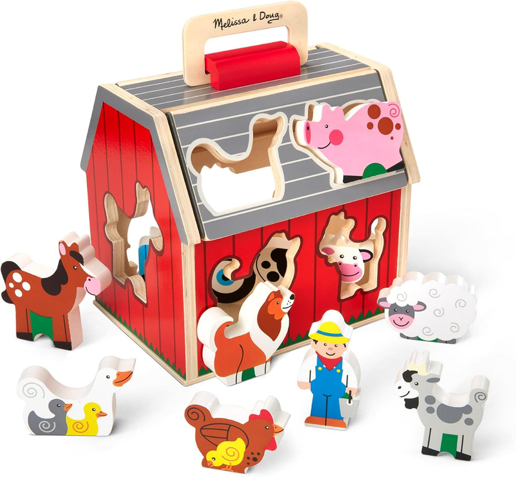 Take-Along Wooden Toy Barn