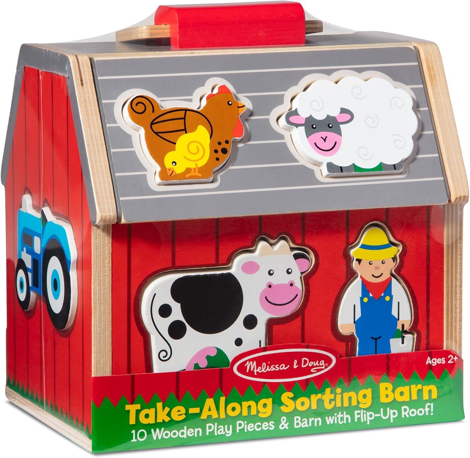 Take-Along Wooden Toy Barn
