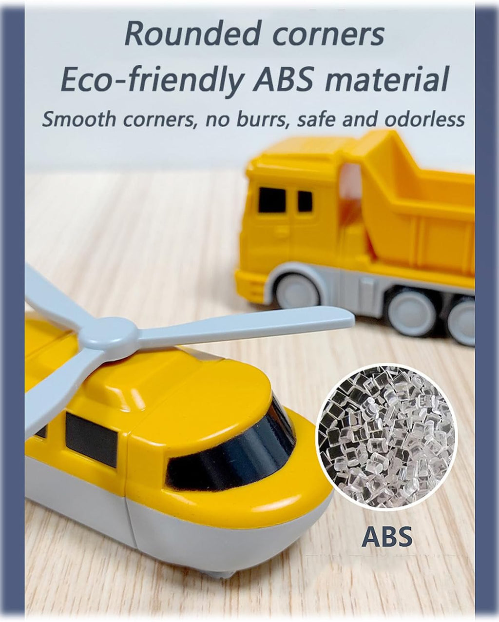 Construction Vehicle & Robot Toy with Storage Box