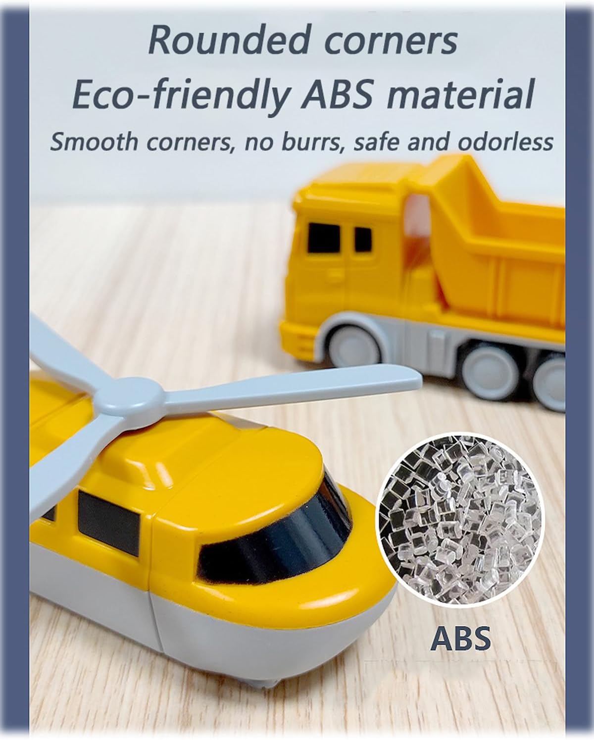 Construction Vehicle & Robot Toy with Storage Box