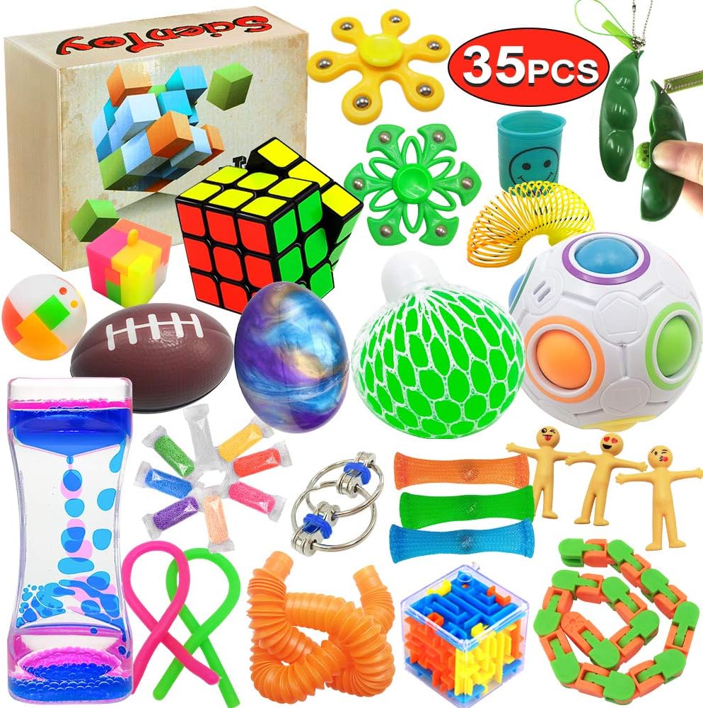 Fidget Toy Set, 35 Pcs Sensory Toy