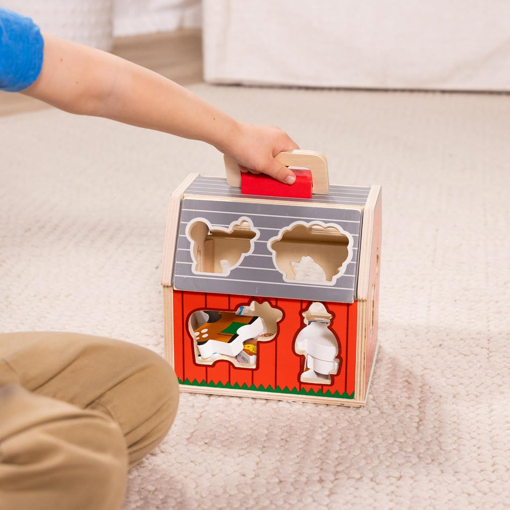 Take-Along Wooden Toy Barn