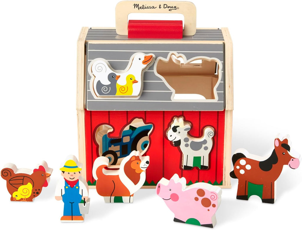 Take-Along Wooden Toy Barn
