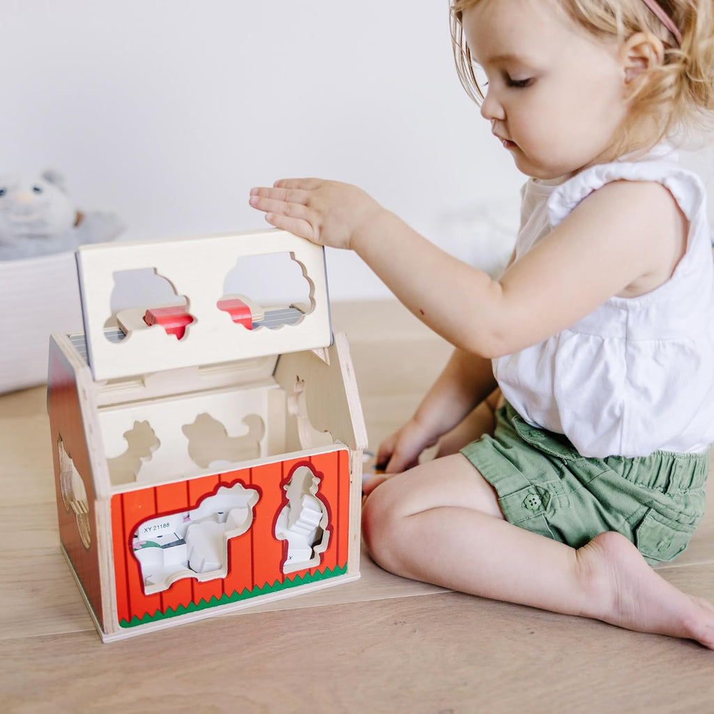 Take-Along Wooden Toy Barn