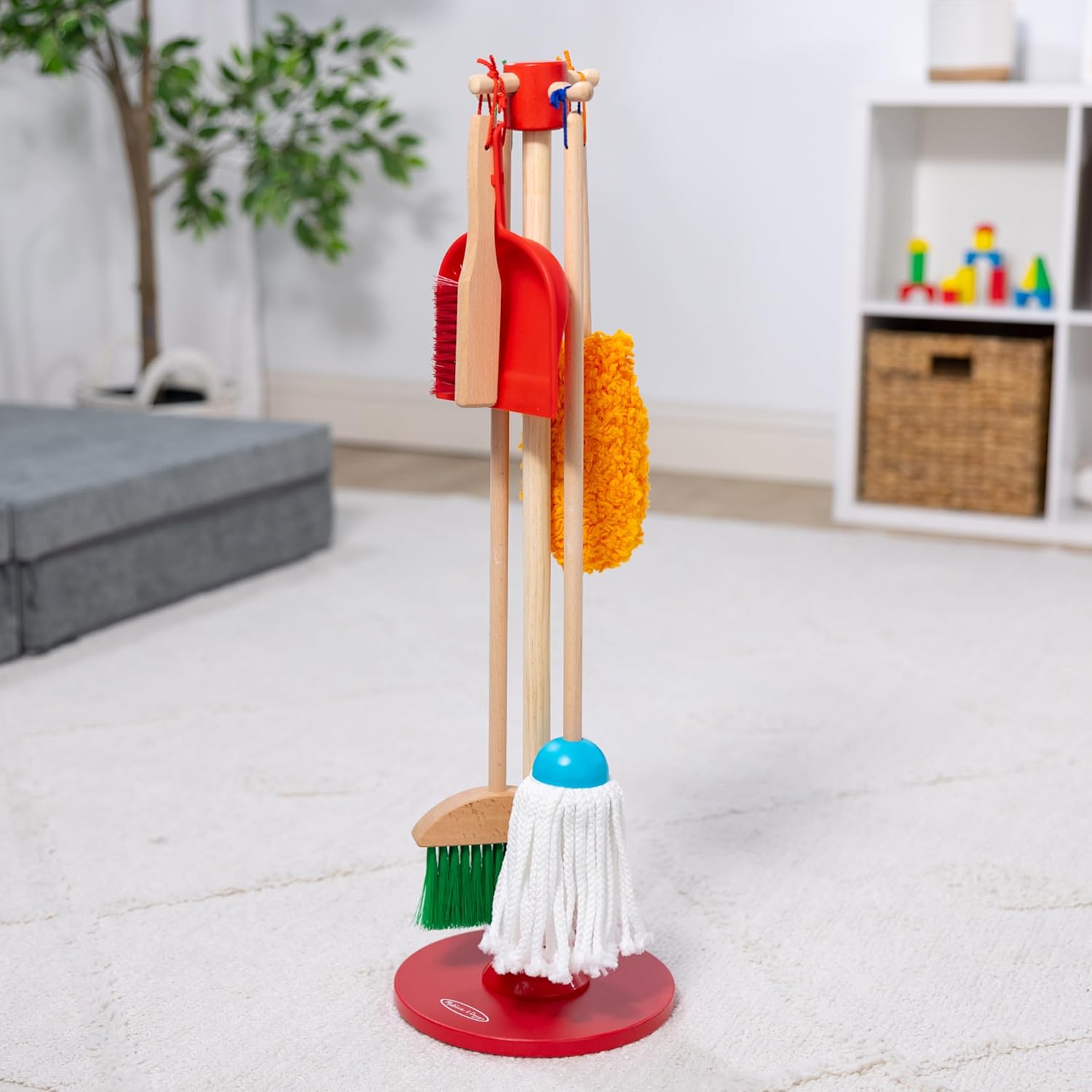 Dust Sweep Mop 6-Piece Pretend Play Set