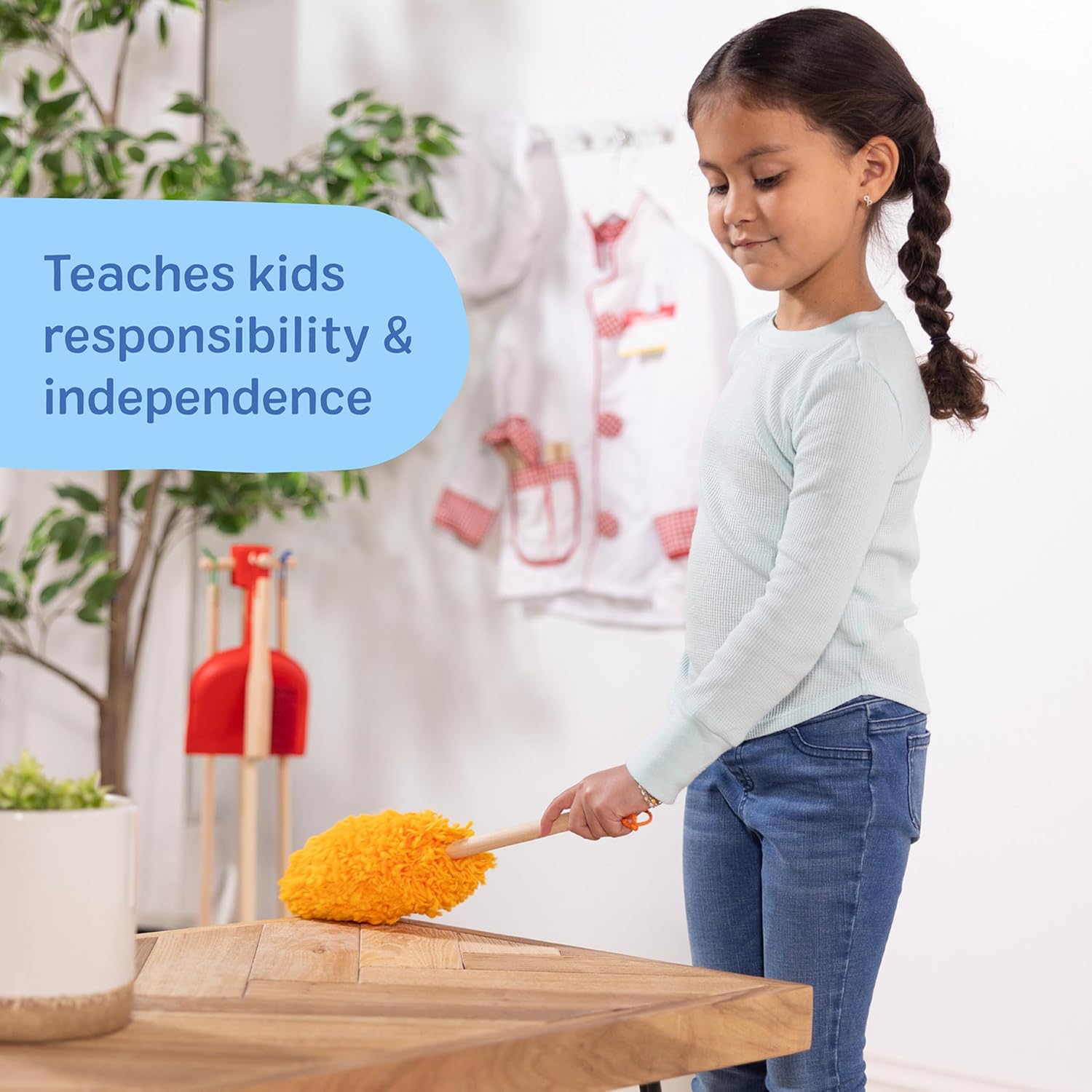 Dust Sweep Mop 6-Piece Pretend Play Set